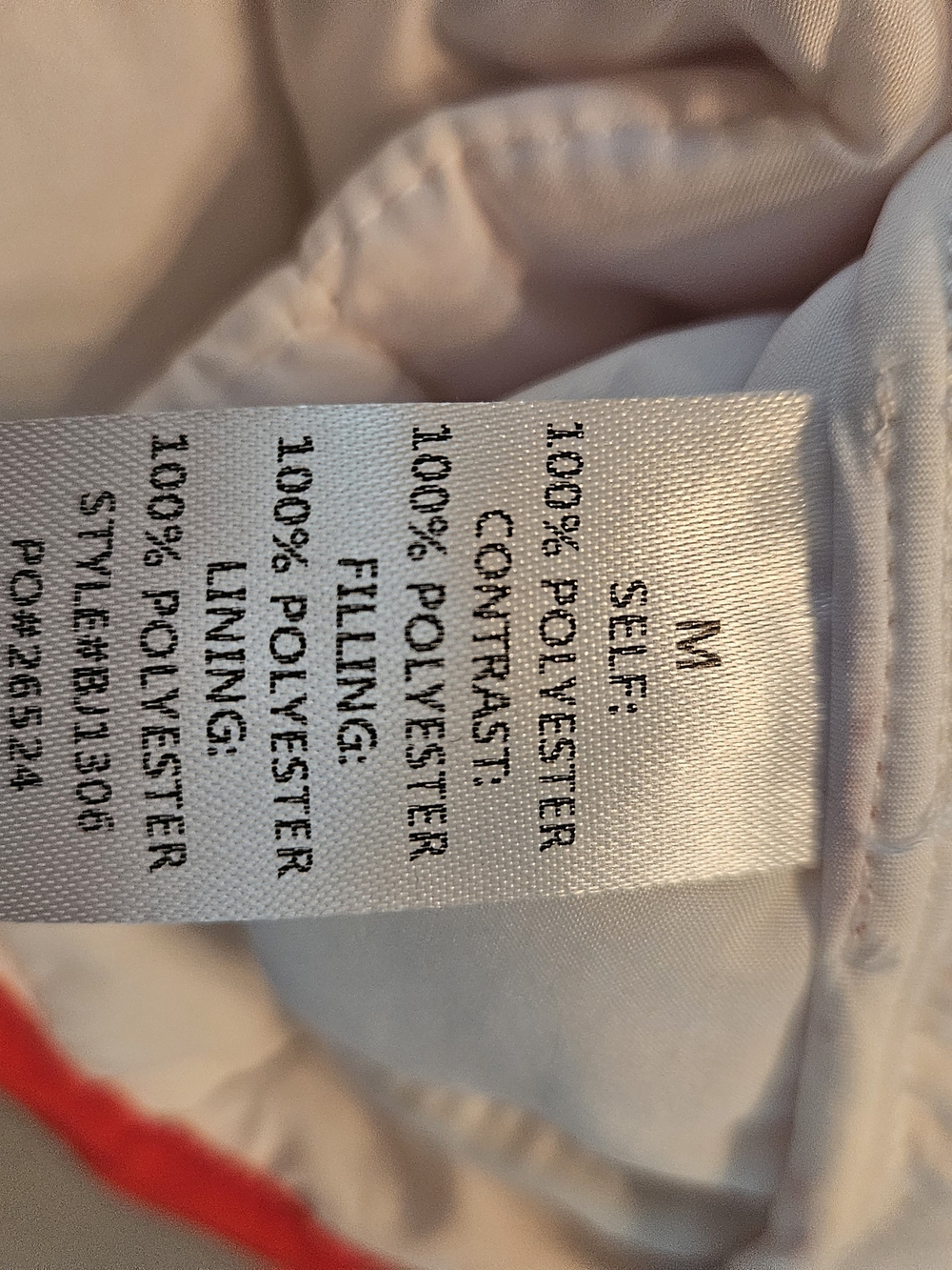NWOT Quilted Heart-Print Tie-Front Vest - Red & White - Picture 6 of 9